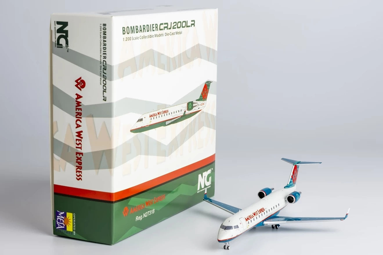 1/200 America West Airlines CRJ-200LR N27318 NG52071 - cover